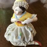 Dresden-Porcelain-Lace-Woman-Reading