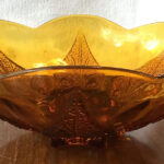 Vintage-Amber-Glass-Bowl-1