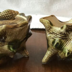 Vintage-Ceramic-Nautical-Green-Conch-Bowl-Creamer-1