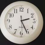 white-wall-clock